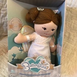 Butterflies soft cloth angel name sissy